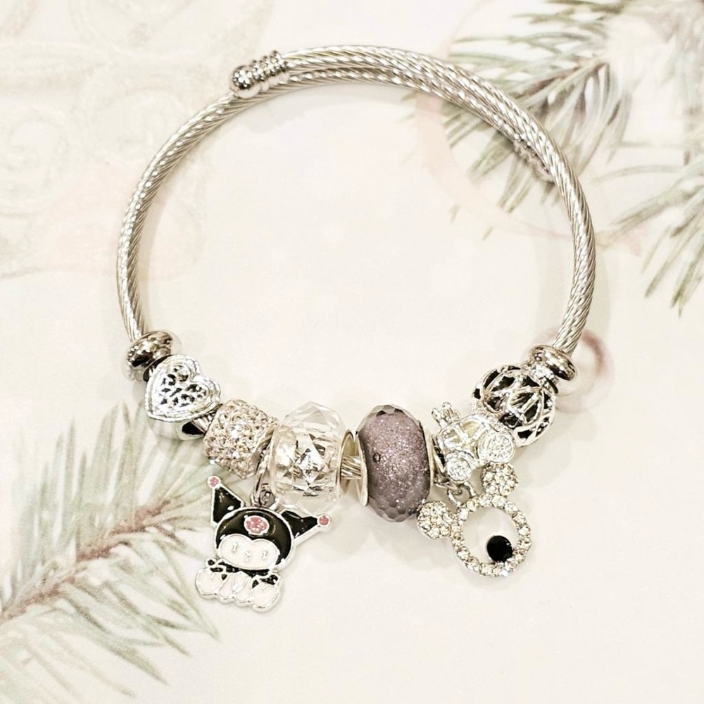 Stainless Steel kuromi charm bracelet
